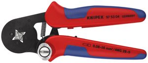 Knipex 97 53 04 SB kabel krimper Krimptang Zwart, Blauw, Rood