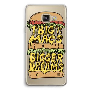 Big Macs Bigger Dreams: Samsung A3 (2017) Transparant Hoesje