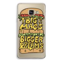 Big Macs Bigger Dreams: Samsung A3 (2017) Transparant Hoesje