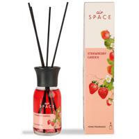 Air Space - Parfum - Geurstokjes - Huisgeur - Huisparfum - Strawberry Garden - Rond - 100ml - thumbnail
