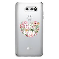 GRL PWR Flower: LG V30 Transparant Hoesje