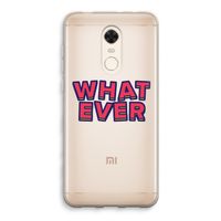 Whatever: Xiaomi Redmi 5 Transparant Hoesje