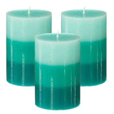 Geurkaarsen Nina - 3x stuks - Tiare bloem - 45 branduren - 7 x 10 cm