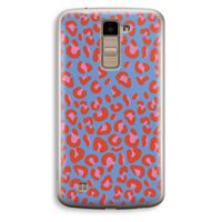 Leopard blue: LG K10 (2016) Transparant Hoesje