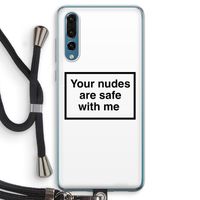 Safe with me: Huawei P20 Pro Transparant Hoesje met koord