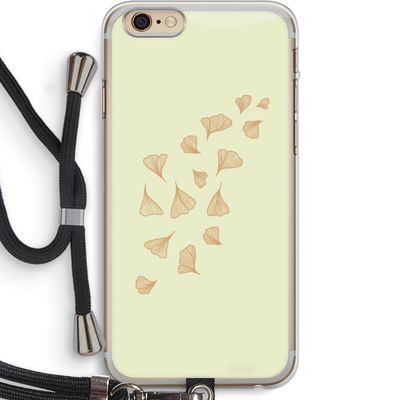 Falling Leaves: iPhone 6 PLUS / 6S PLUS Transparant Hoesje met koord