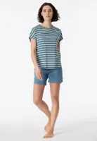Dames shortama 100% katoen - Casual Essentials - Zomer pyjama korte broek en korte mouwen
