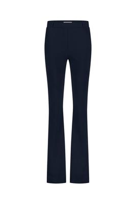 Studio Anneloes Flair Long Bonded Trousers 94812 6900 Dark Blue
