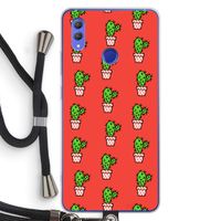 Mini cactus: Honor Note 10 Transparant Hoesje met koord