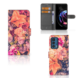 Motorola Edge 20 Pro Hoesje Bosje Bloemen