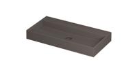 Wastafel United Porselein zonder kraangat incl. porseleinen click plug en verborgen overloop systeem 90 cm x 45 cm x 11 cm Mat basento 0206043 Wastafel United Porselein zonder kraangat incl. porseleinen click plug en verborgen overloop systeem 90 cm x 45 cm x 11 cm Mat basento 0206043