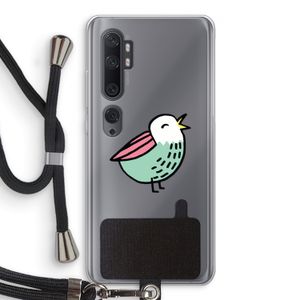 Birdy: Xiaomi Mi Note 10 Pro Transparant Hoesje met koord