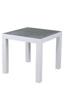 Qopps Ascon bijzettafel 50 x 50 mat Wit