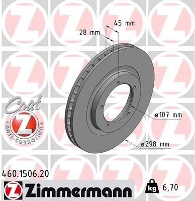 Remschijf Coat Z 460150620