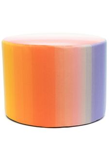 Missoni Home pouffe cylindrique à effet dégradé - Bleu