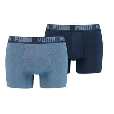 Pakket met onderbroeken Puma Basic Blauw Boxer 2 Onderdelen Maat L