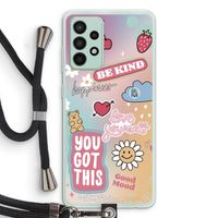 Positivity: Samsung Galaxy A52s 5G Transparant Hoesje met koord