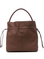 Tod's sac seau médium en cuir - Marron - thumbnail