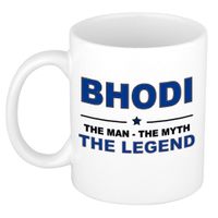 Naam cadeau mok/ beker Bhodi The man, The myth the legend 300 ml   - - thumbnail