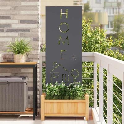 Tuin decoratief paneel Antraciet 50 x 140 cm Koudgewalst staal