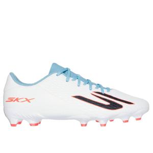 Skechers SKX_2 Club Gras / Kunstgras Voetbalschoenen (MG) Wit Blauw Oranje