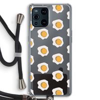 Bacon to my eggs #1: Oppo Find X3 Pro Transparant Hoesje met koord