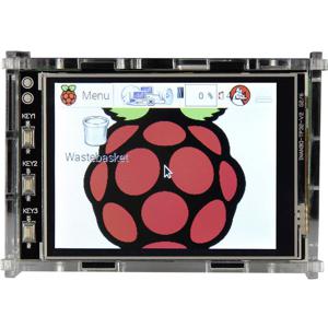 Joy-it 3.2TC Displaybehuizing Geschikt voor serie: Raspberry Pi Acrylglas helder