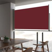 Tuinscherm uittrekbaar 160x300 cm rood - thumbnail