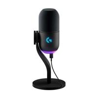Microfono da gioco - LOGITECH G - YETI GX - Streaming - RGB dinamico con LIGHTSYNC - Per PC/MAC - Nero