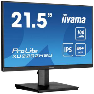 Iiyama ProLite XU2292HSU-B6 LCD-monitor Energielabel E (A - G) 54.6 cm (21.5 inch) 1920 x 1080 Pixel 16:9 0.4 ms HDMI, DisplayPort, Hoofdtelefoon (3.5 mm