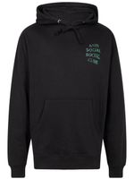 Anti Social Social Club hoodie Glitch à manches longues - Noir