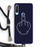 F**k U: Huawei P Smart Pro Transparant Hoesje met koord