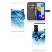 Xiaomi Redmi Note 11/11S | Telefoonhoesje | Met pasjeshouder | Vlinders