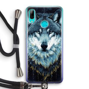 Darkness Wolf: Huawei P Smart (2019) Transparant Hoesje met koord