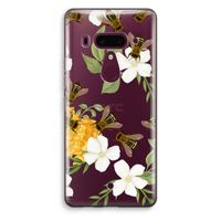 No flowers without bees: HTC U12+ Transparant Hoesje