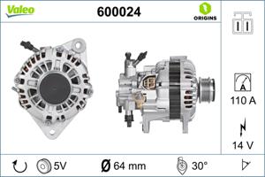 Valeo Alternator/Dynamo 600024