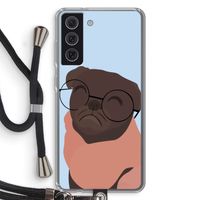Ludo: Samsung Galaxy S21 FE Transparant Hoesje met koord