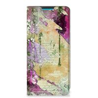 Bookcase Samsung Galaxy A73 Letter Painting