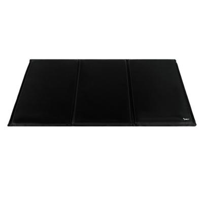 Purlov koelmat voor huisdieren - 88 x 50 cm - zwart - opvouwbaar - verkoelend