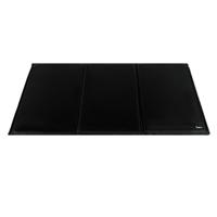 Purlov koelmat voor huisdieren - 88 x 50 cm - zwart - opvouwbaar - verkoelend