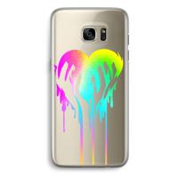 Hold My Heart: Samsung Galaxy S7 Edge Transparant Hoesje - thumbnail