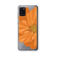 Orange Ellila flower: Samsung Galaxy A31 Transparant Hoesje