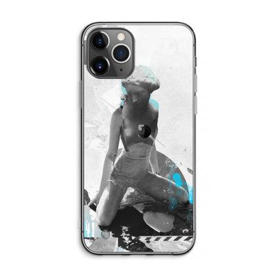 I will not feel a thing: iPhone 11 Pro Max Transparant Hoesje