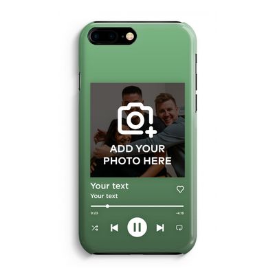 Music Player: Volledig Geprint iPhone 7 Plus Hoesje