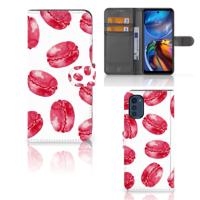 Motorola Moto E32 | Moto E32s | Book Cover | Pink Macarons