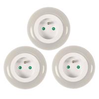 Home Deco Kids LED nachtlamp met lichtsensor - 3x - kinderkamer - extra stopcontact Home Deco Kids LED nachtlamp met lichtsensor - 3x - kinderkamer - extra stopcontact