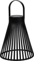 Pro Garden solar lantaarn h23cm zwart
