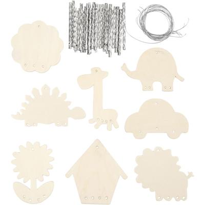 Creativ Company Windgong, afm 9-14 cm, dikte 2 mm, 24 stuk/ 1 doos