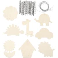 Creativ Company Windgong, afm 9-14 cm, dikte 2 mm, 24 stuk/ 1 doos