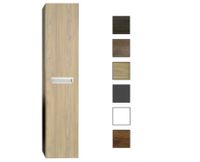 Sanicare kolomkast met inliggende greep 33,5x160x32cm grey-wood - thumbnail